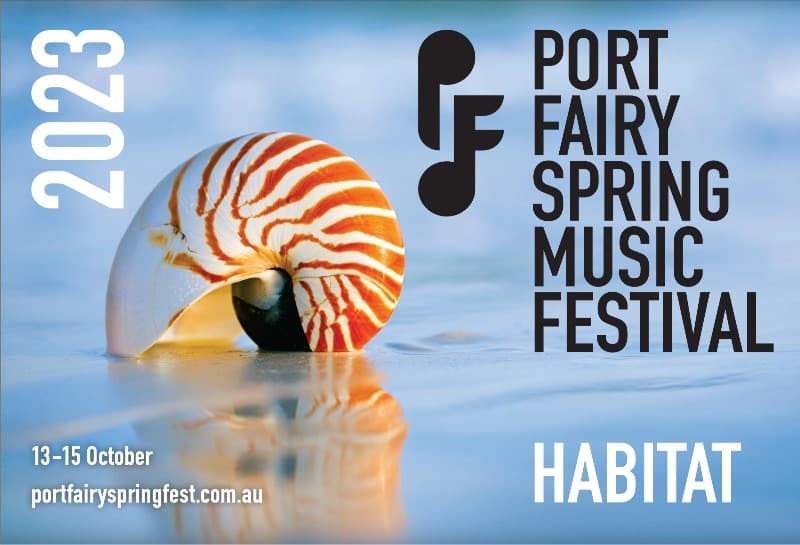 News Port Fairy Spring Music Festival Habitat, 1315 October 2023